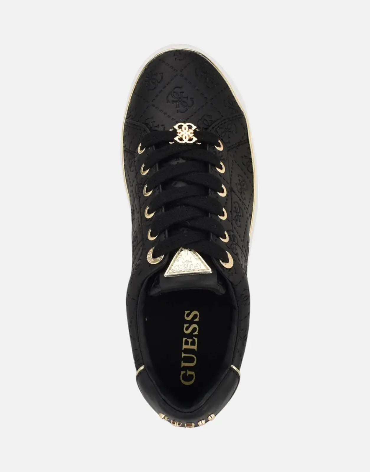 Guess Beary Low Top Black Sneakers - Subwear