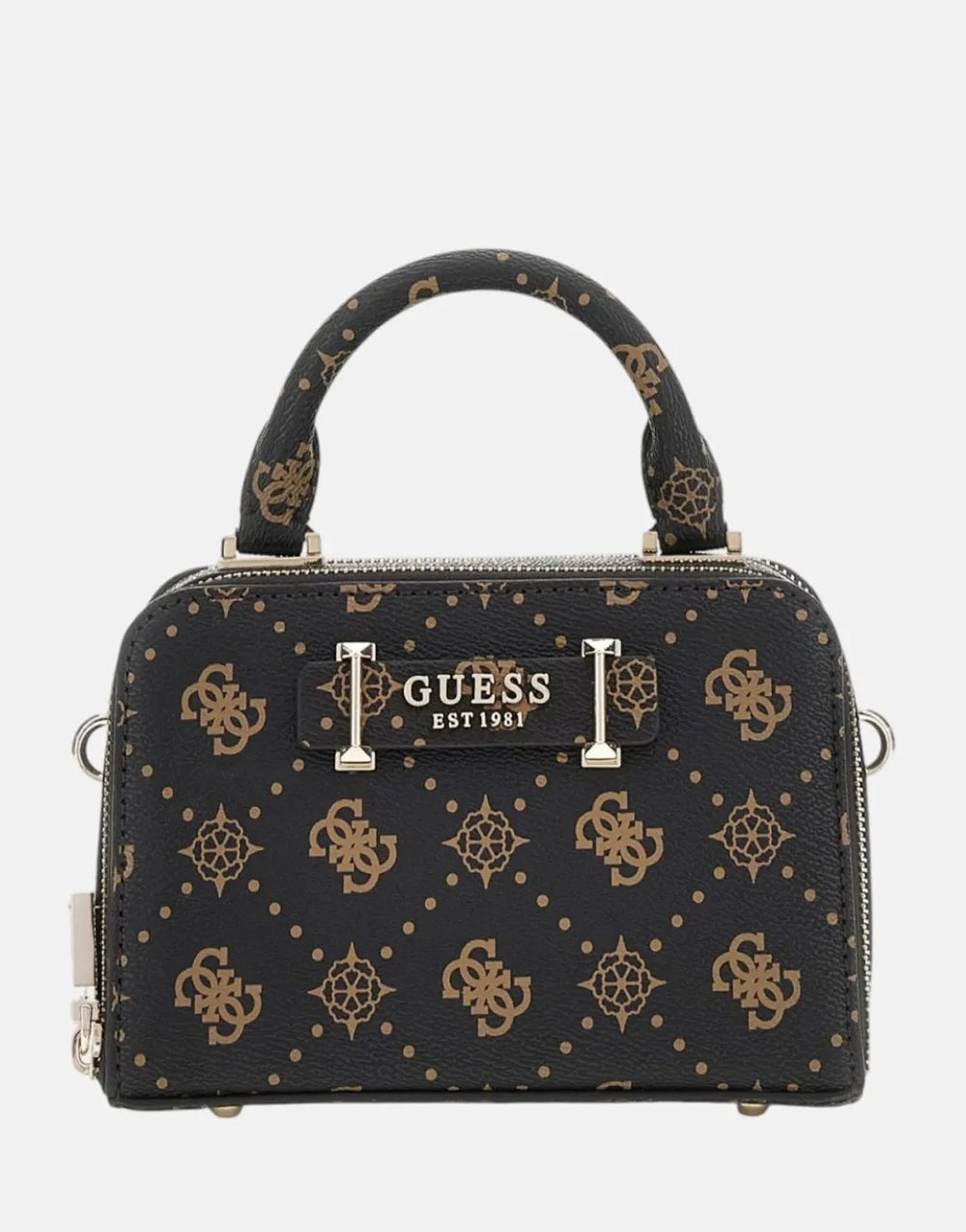 Guess Silia Mini ESL Brown Satchel Bag - Subwear