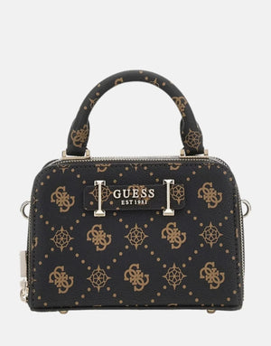 Guess Silia Mini ESL Brown Satchel Bag - Subwear