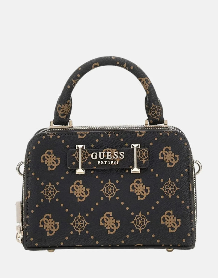 Guess Silia Mini ESL Brown Satchel Bag - Subwear