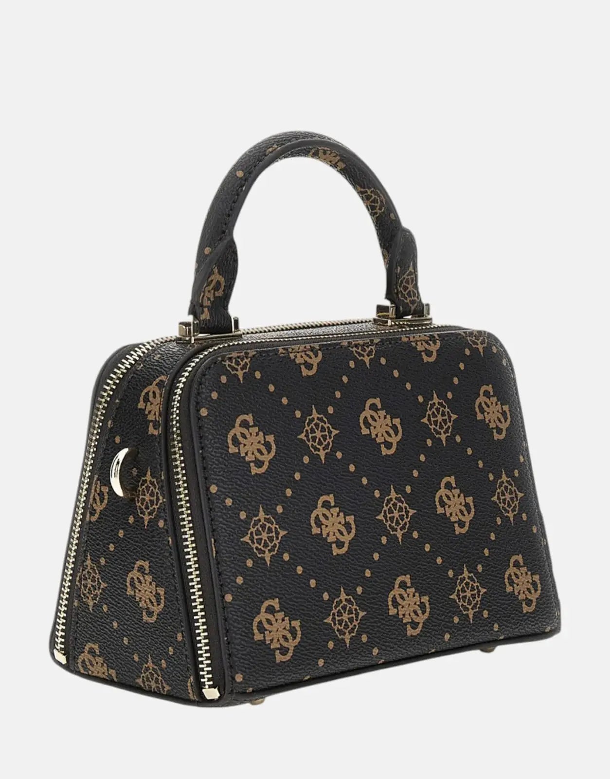 Guess Silia Mini ESL Brown Satchel Bag - Subwear