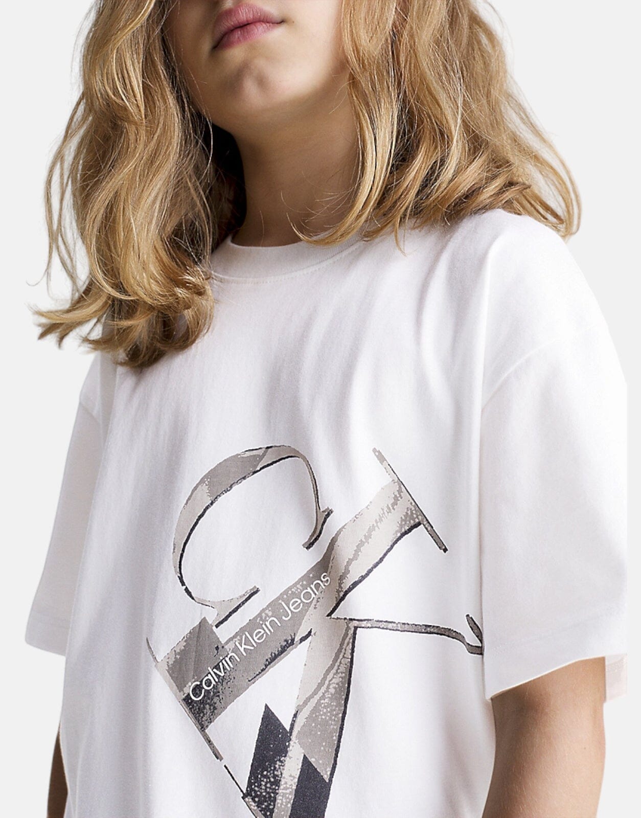 Calvin Klein Kids Hyper Real Monogram T-Shirt - Subwear