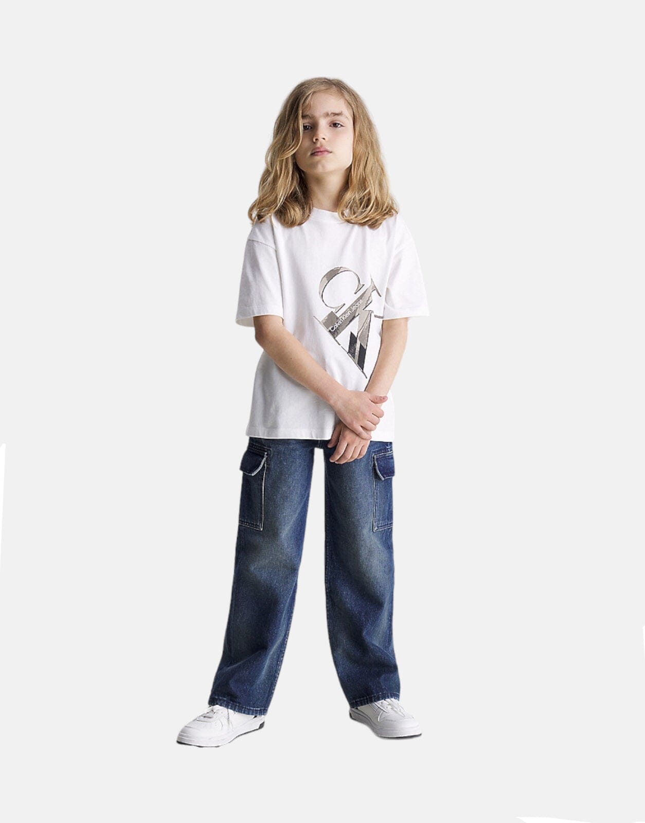 Calvin Klein Kids Hyper Real Monogram T-Shirt Calvin Klein