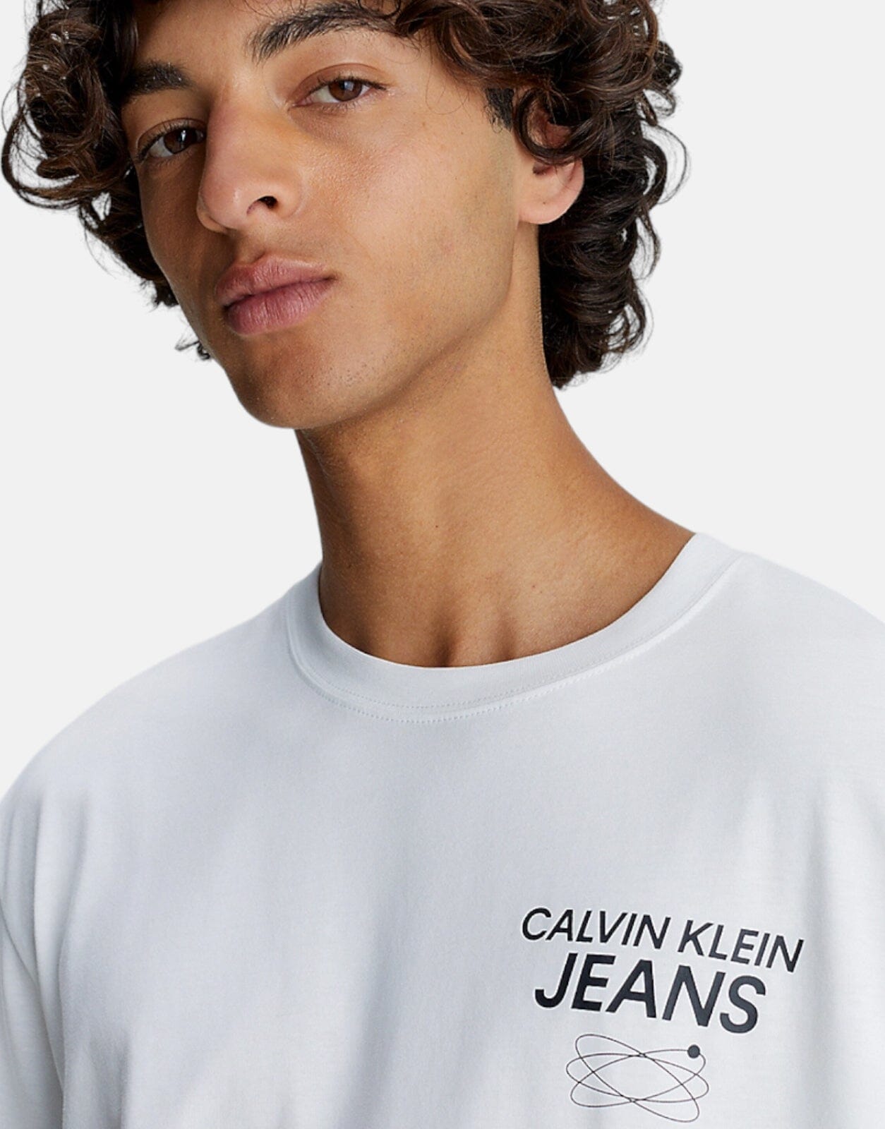 Calvin Klein Future Galaxy Graphic White T-Shirt - Subwear