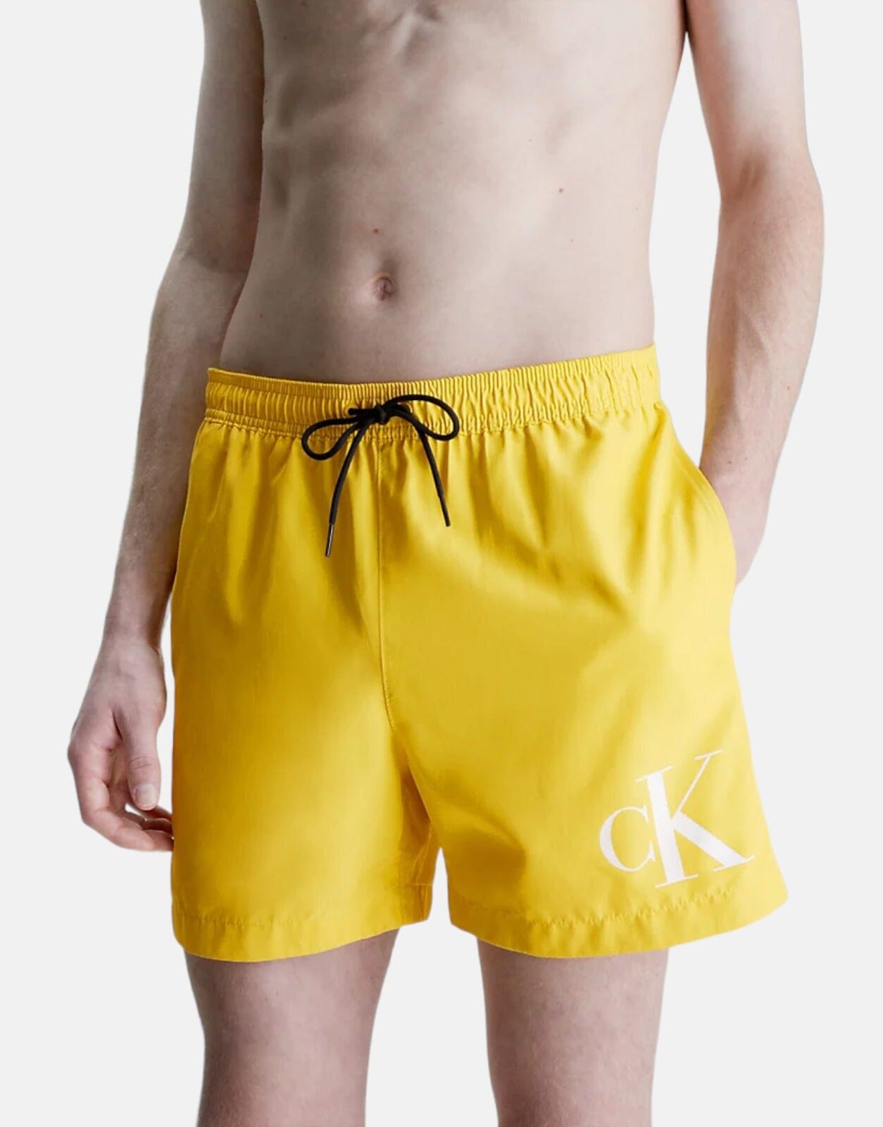 Calvin Klein Drawstring Graphic Swim Shorts - Subwear