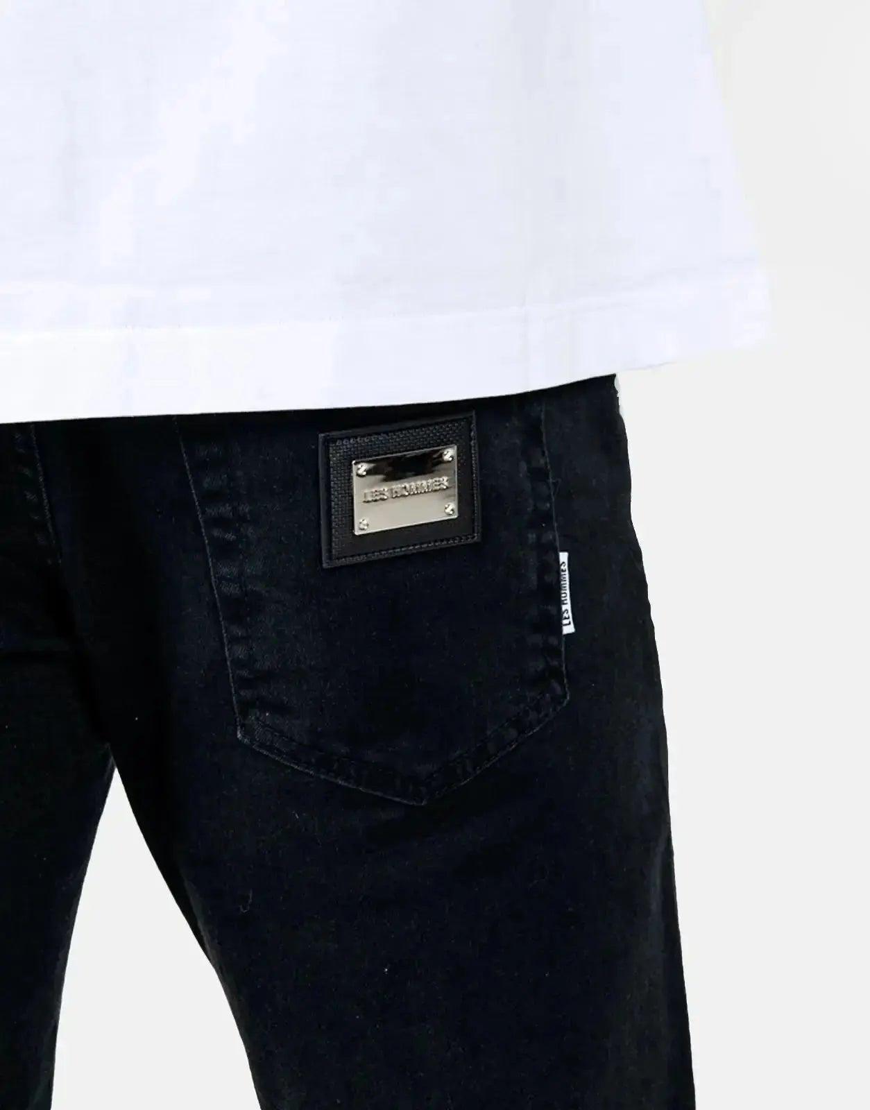 Les Hommes Black Slim Jeans - Subwear