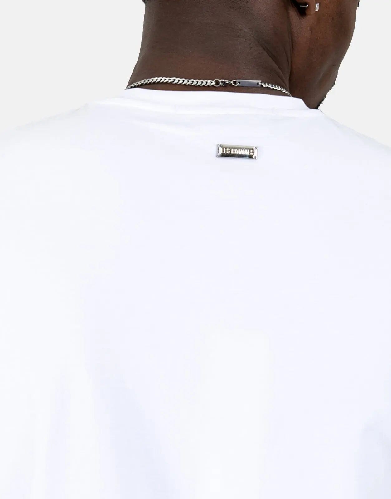 Les Hommes Centre Print White T-Shirt - Subwear