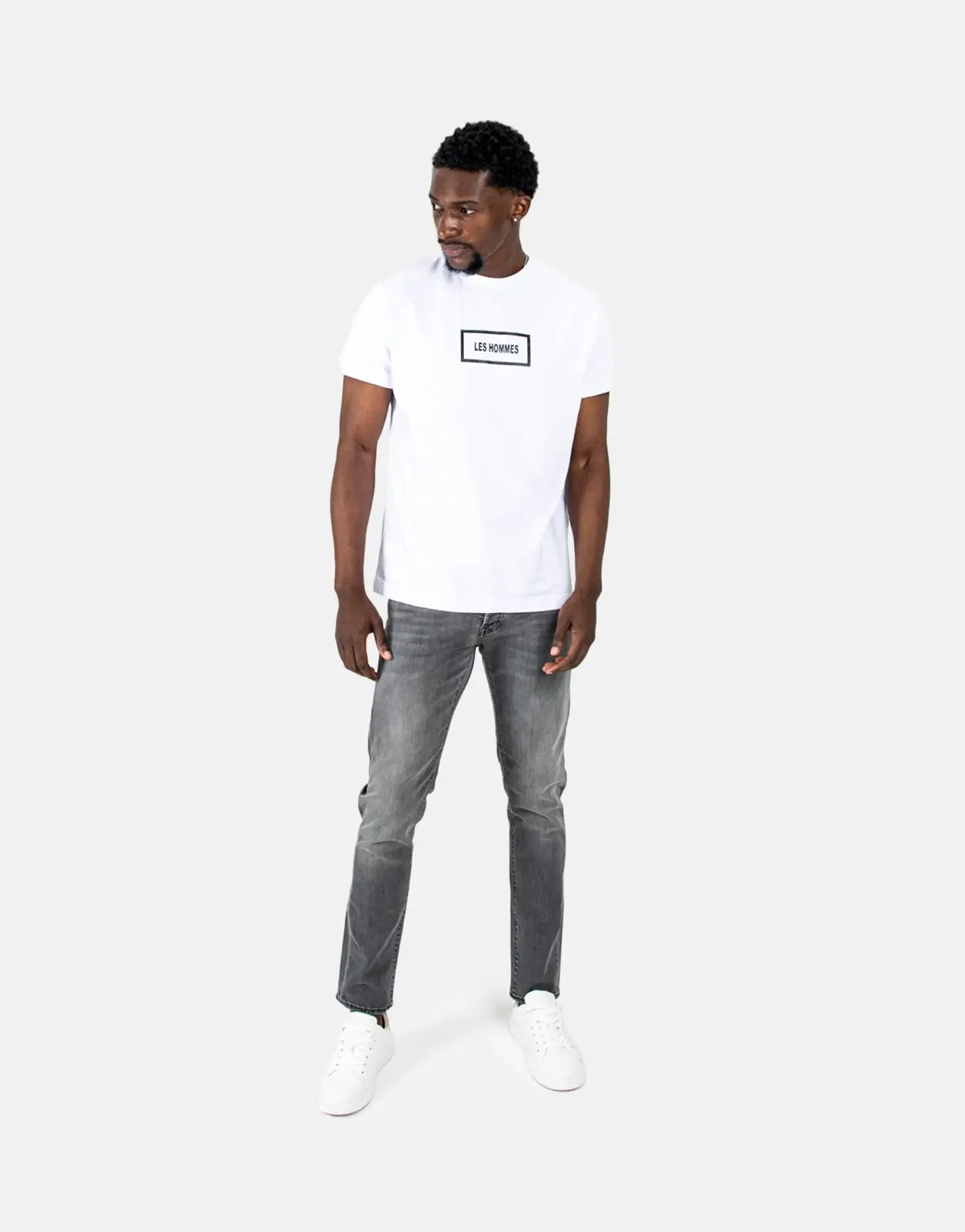 Les Hommes Grey Wash Slim Jeans - Subwear
