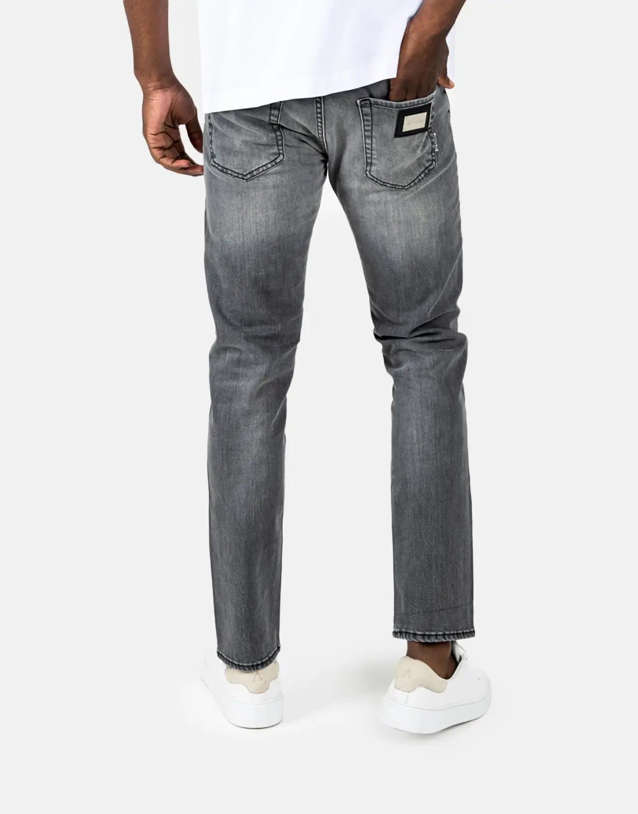 Les Hommes Grey Wash Slim Jeans - Subwear