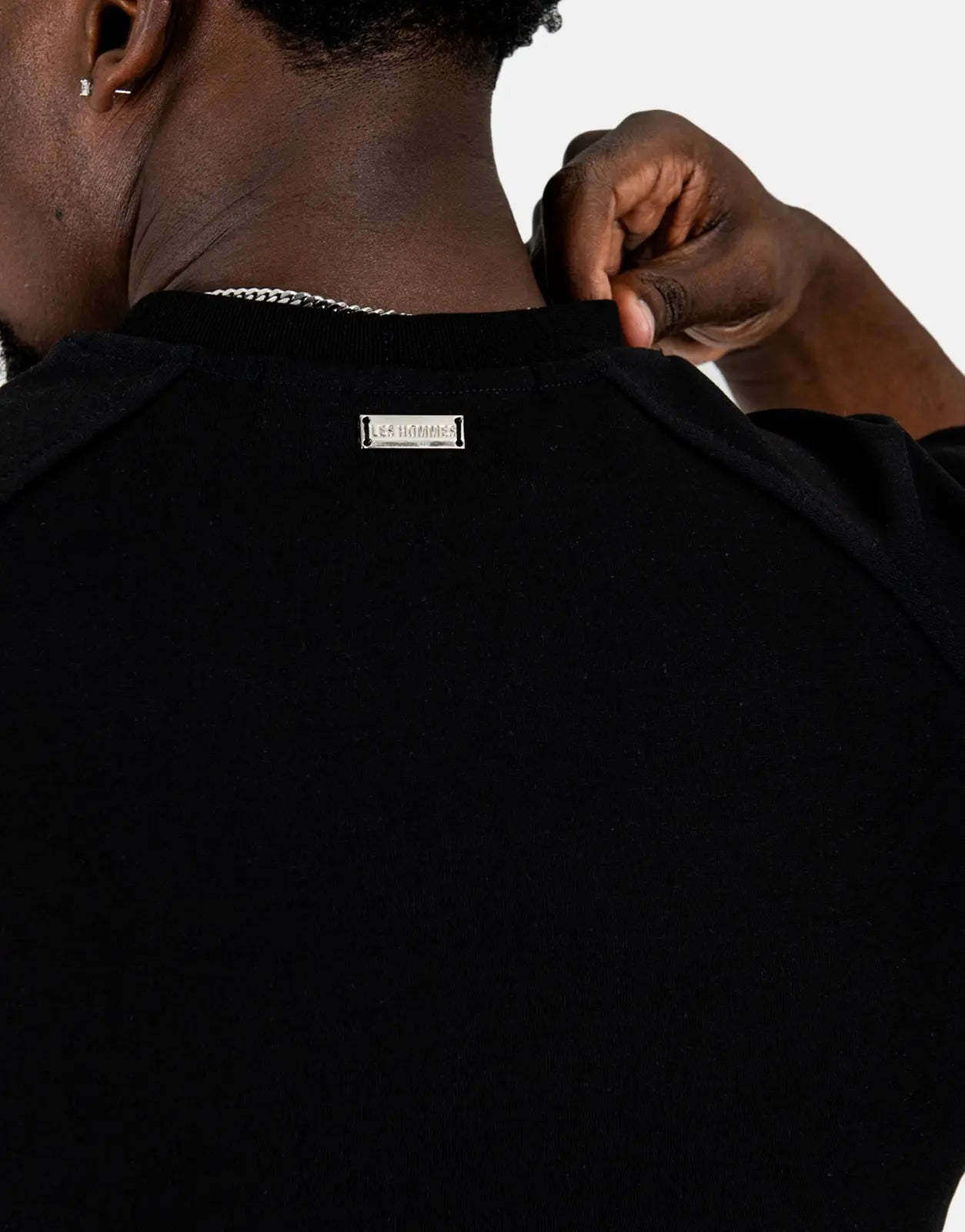 Les Hommes Heavyweight Black T-Shirt - Subwear