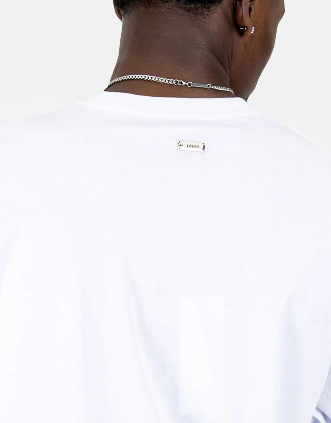 Les Hommes Shadow Graphic White T-Shirt - Subwear