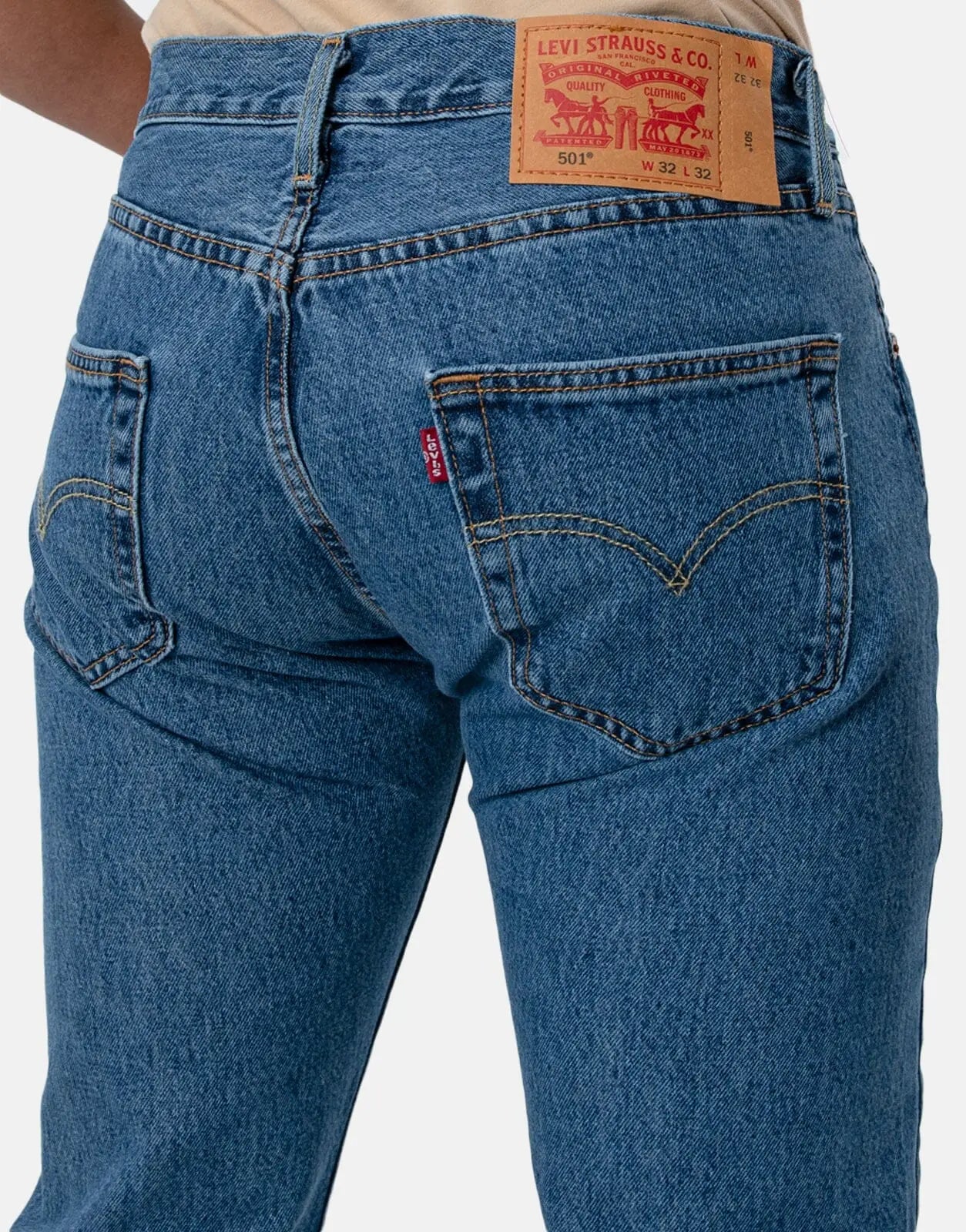 Levi's 501 Original Medium Stonewash Jeans - Subwear