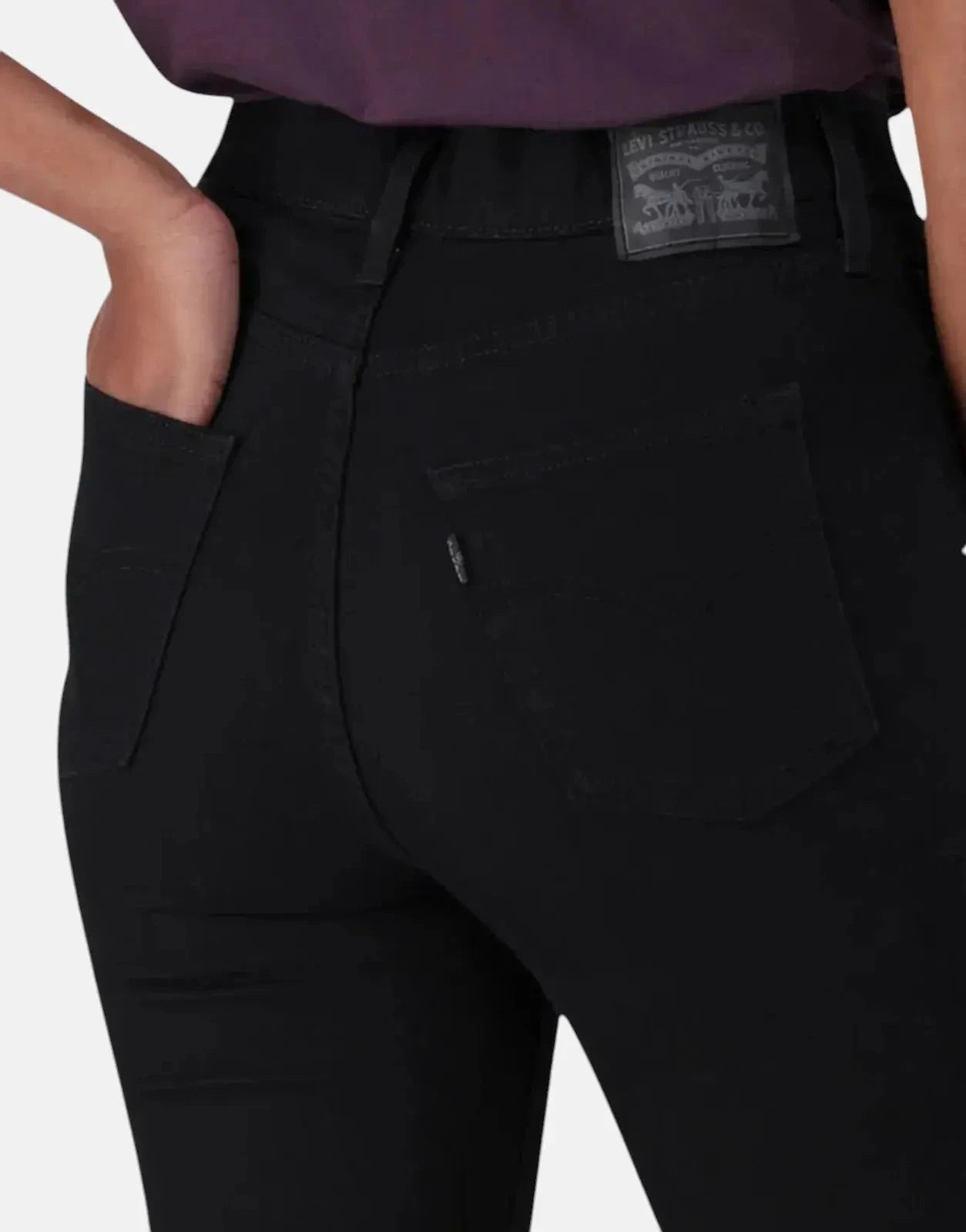 Levi's 720 Hirise Super Skinny Rinse Jeans - Subwear