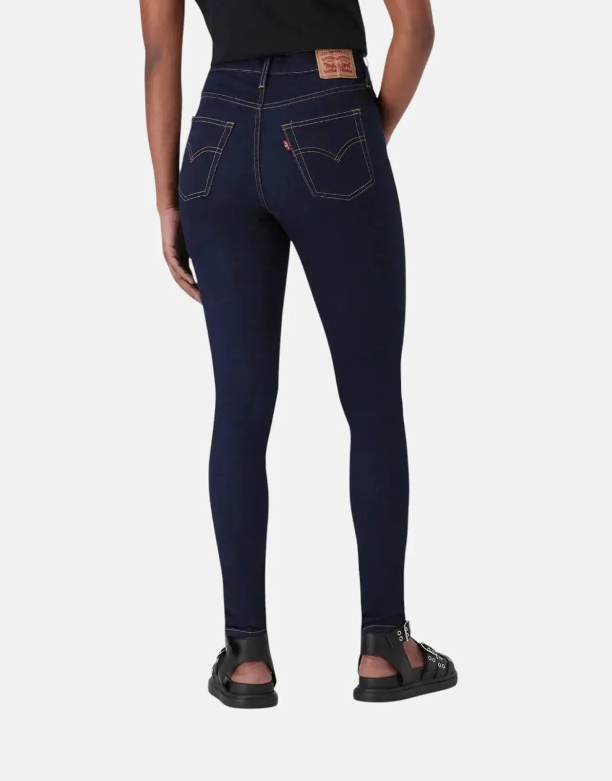 Levi's 720 Hirise Superskinny Dark Wash Jeans - Subwear