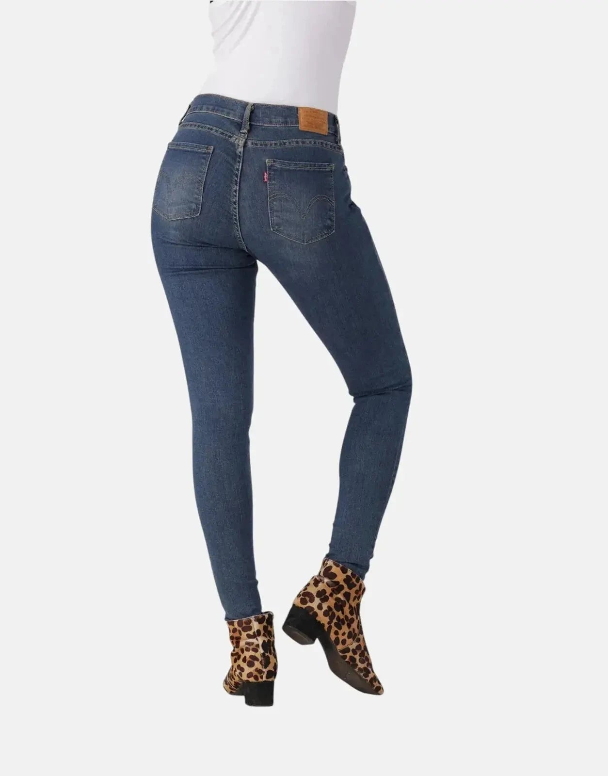 Levi's Curvy Super Skinny Zealous Blue Jeans - Subwear