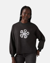 Levi's Leo Raw Cut Crewneck Pirate Black Sweatshirt - Subwear