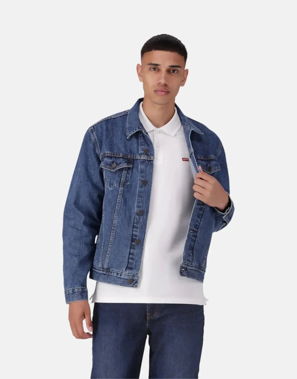 Levi's The Trucker Medium Stonewash Jacket - Subwear