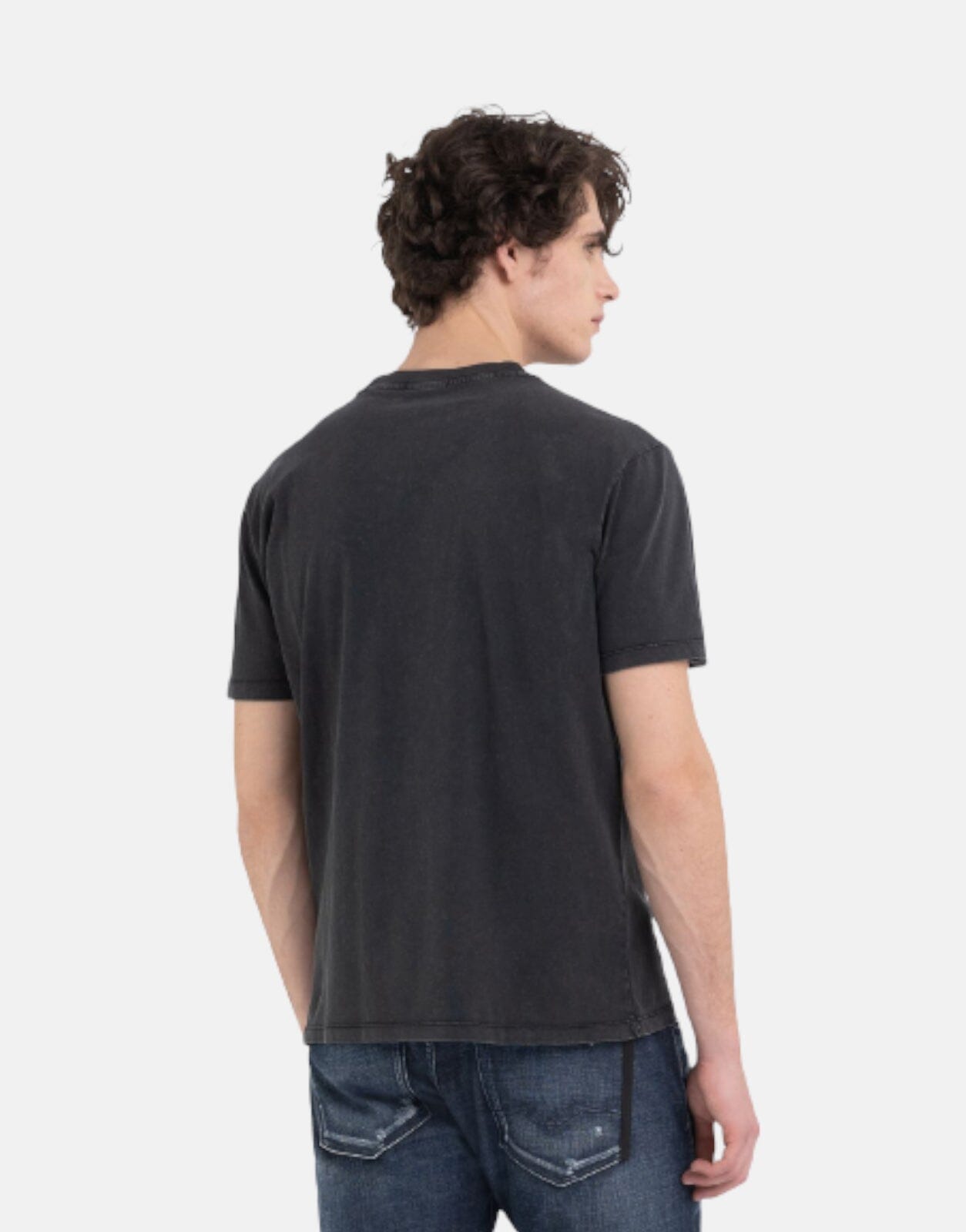 Replay Painted Logo Blackboard T-Shirt - Subwear