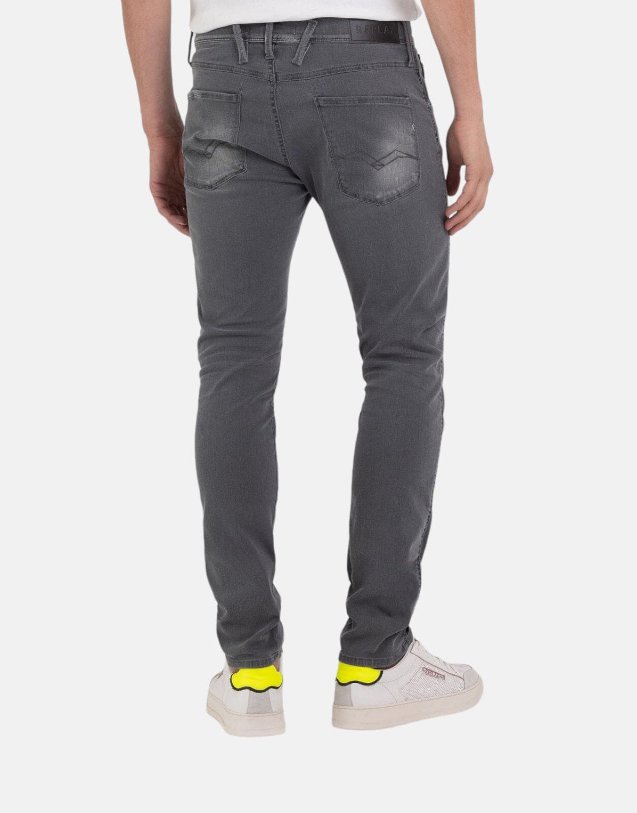 Replay Hyperflex Anbass Slim Fit Grey Jeans - Subwear