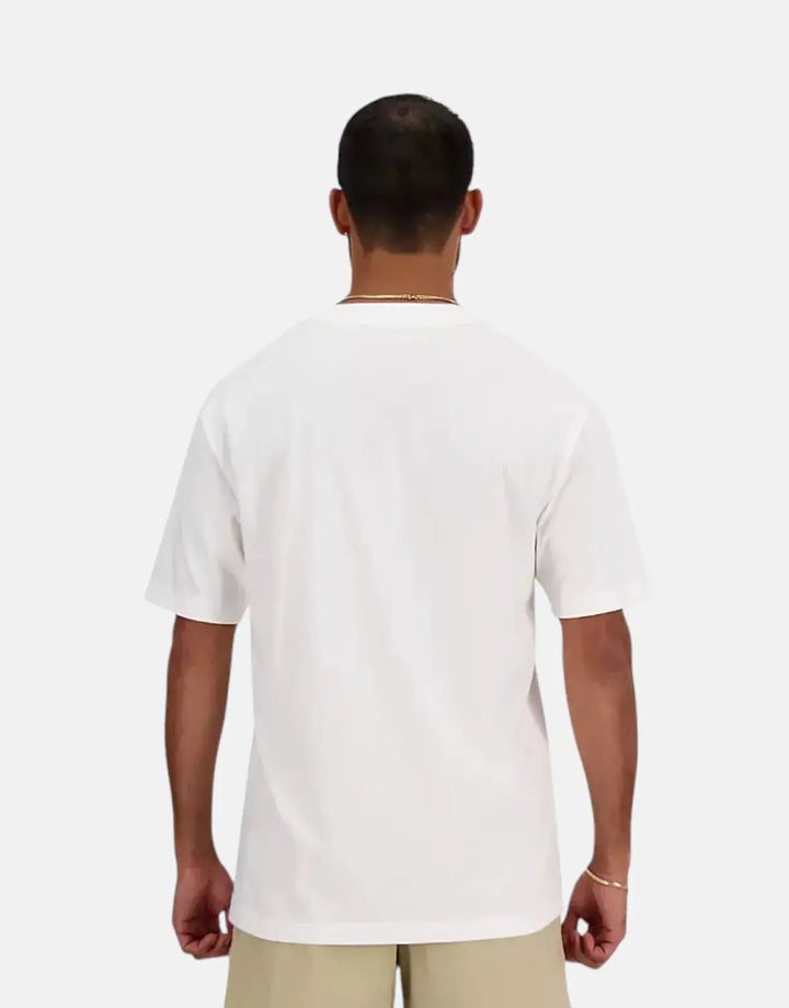 New Balance Sport Essentials Cotton White T-Shirt - Subwear