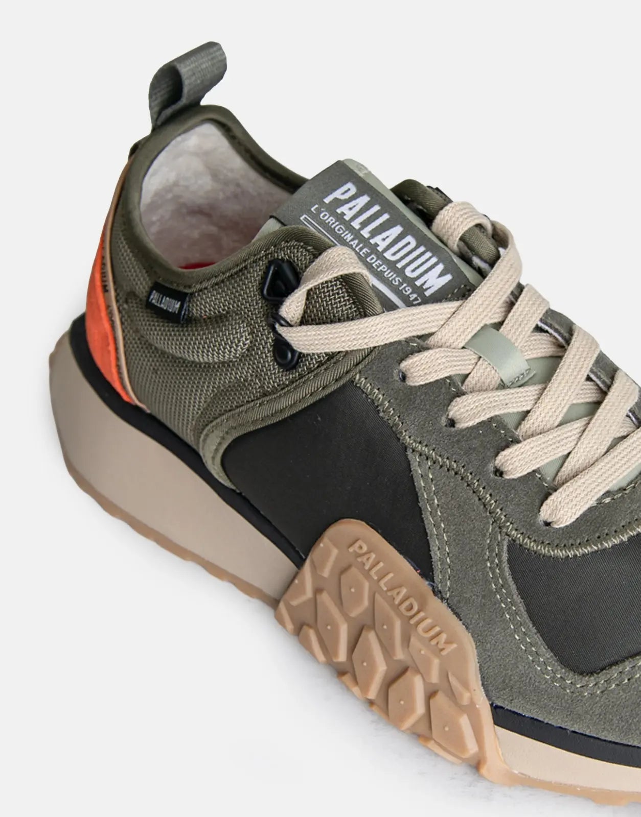 Palladium Troop Runner Olive Night/Beluga Sneakers - Subwear