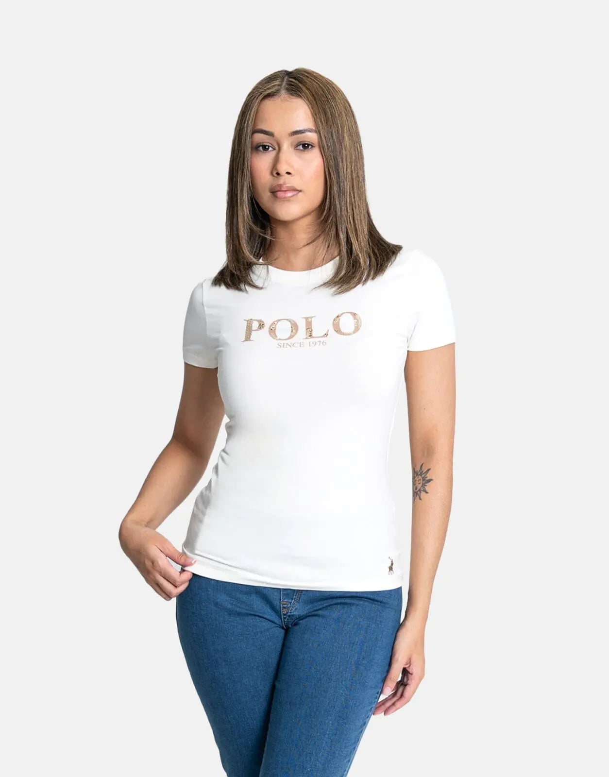 Polo Ash Off White Logo T-Shirt - Subwear