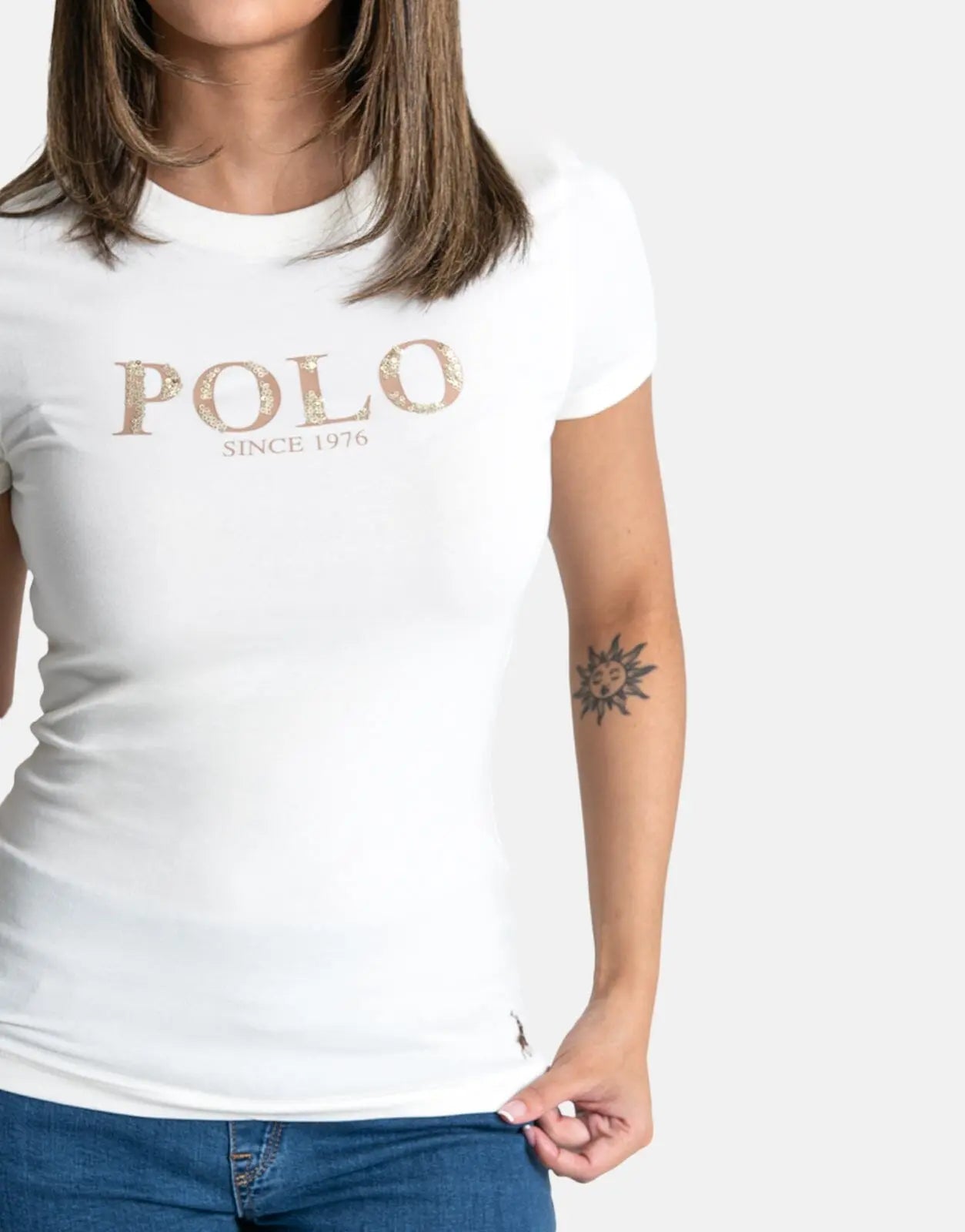 Polo Ash Off White Logo T-Shirt - Subwear