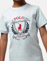 Polo Boys Cory Crested Sky Blue T-Shirt - Subwear