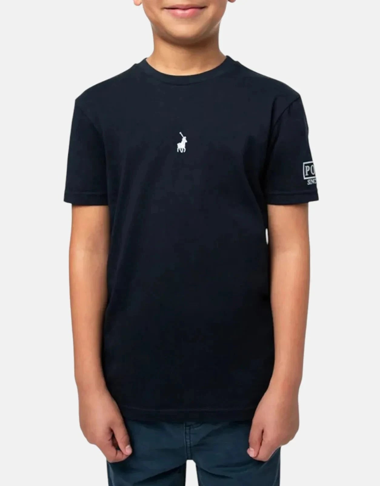Polo Boys Gary Printed Navy T-Shirt - Subwear