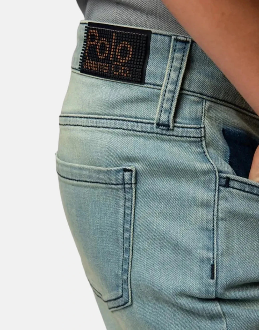 Polo Boys Rowan Tinted Slim Fit Light Wash Jeans - Subwear