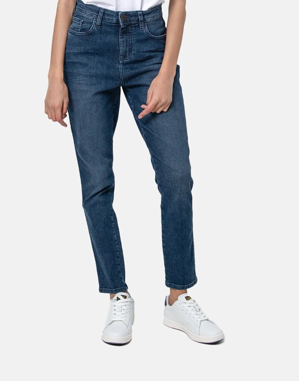 Polo Cally Highwaist Skinny Med Wash - Subwear