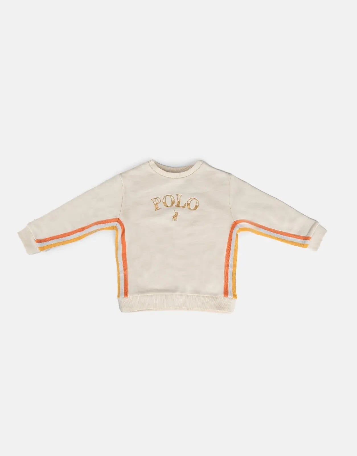 Polo Daniella Knit Panel Sweatshirt Stone - Subwear