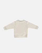 Polo Daniella Knit Panel Sweatshirt Stone - Subwear