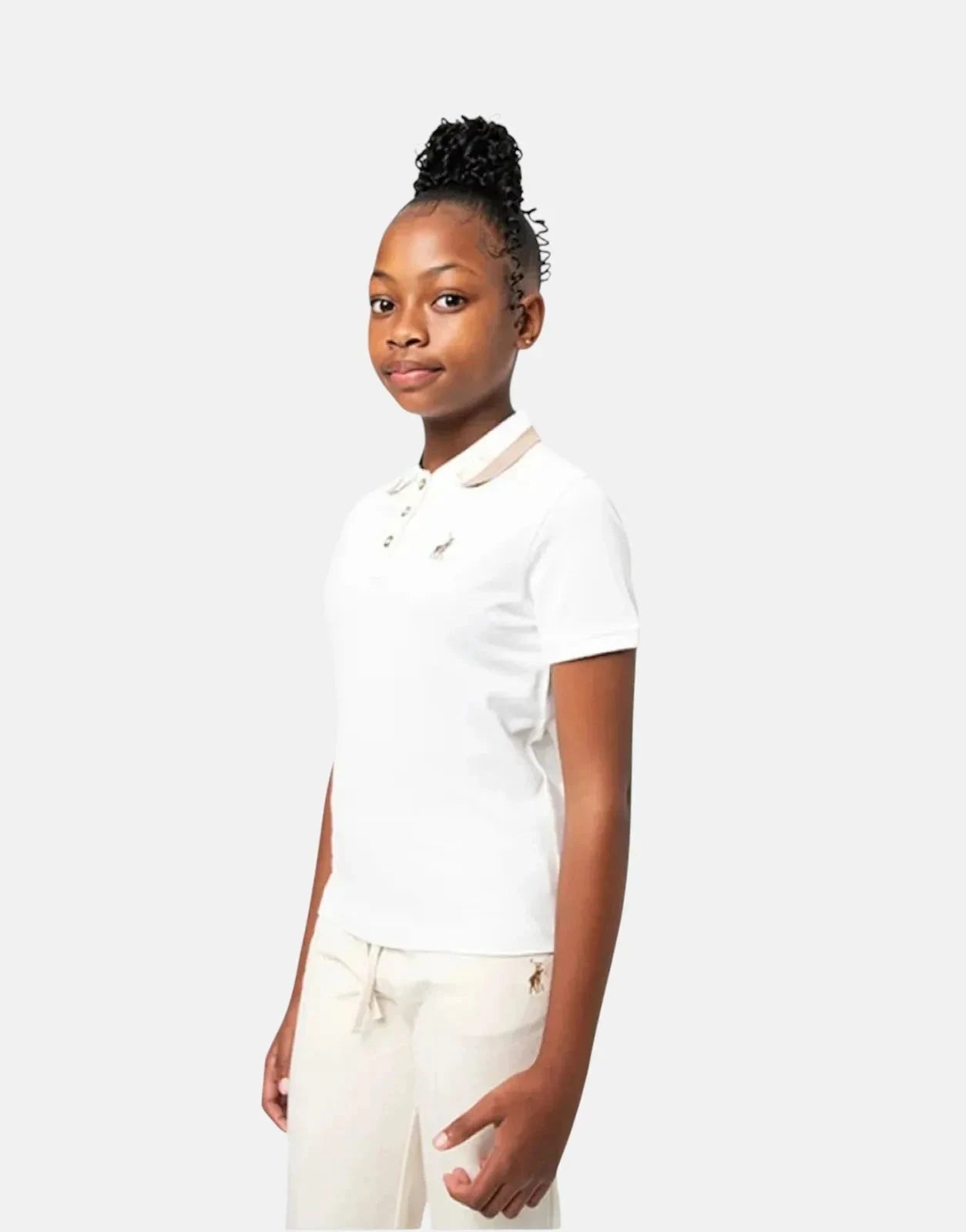 Polo Girls Ashleigh Fashion White Golfer - Subwear
