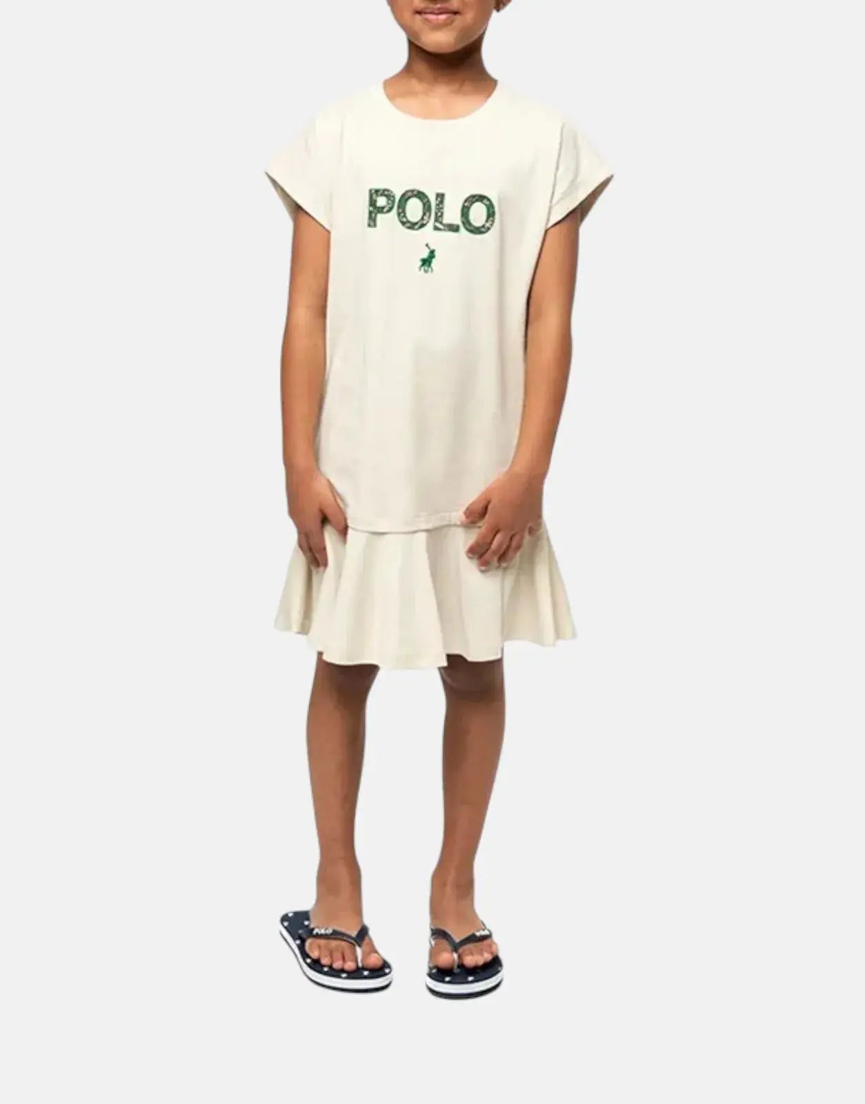 Polo Girls Emily Putty Embroidered Dress - Subwear