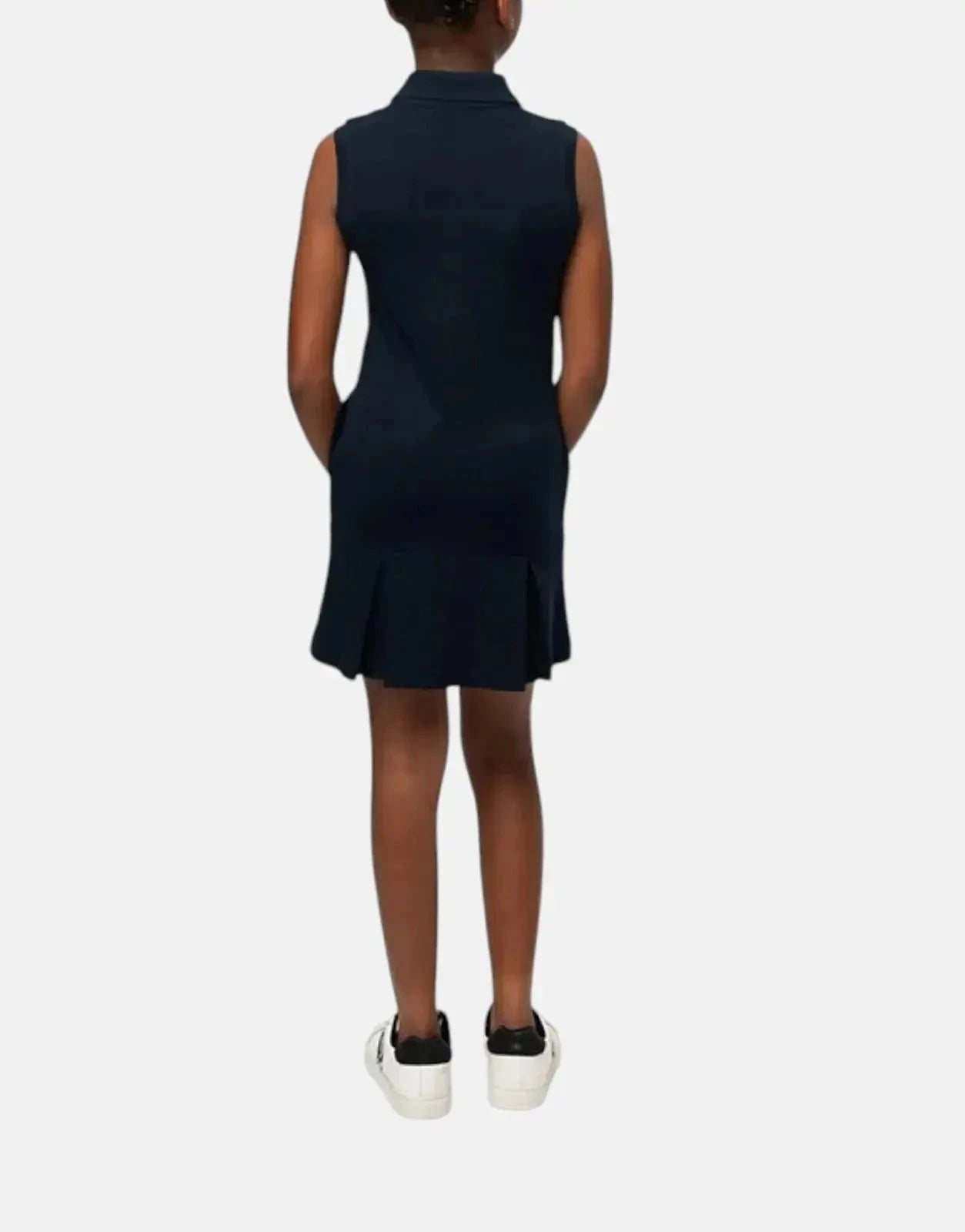 Polo Girls Kerry Colour Blocked Navy Golfer Dress - Subwear