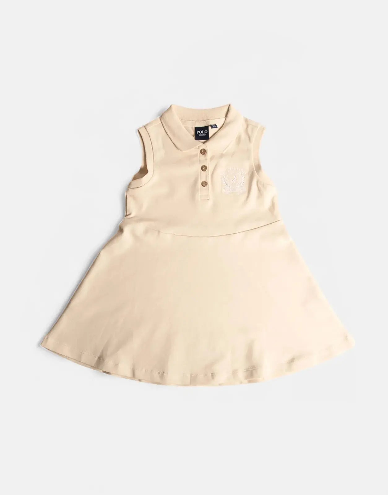 Polo Girls Kerry Crested Stone Dress - Subwear