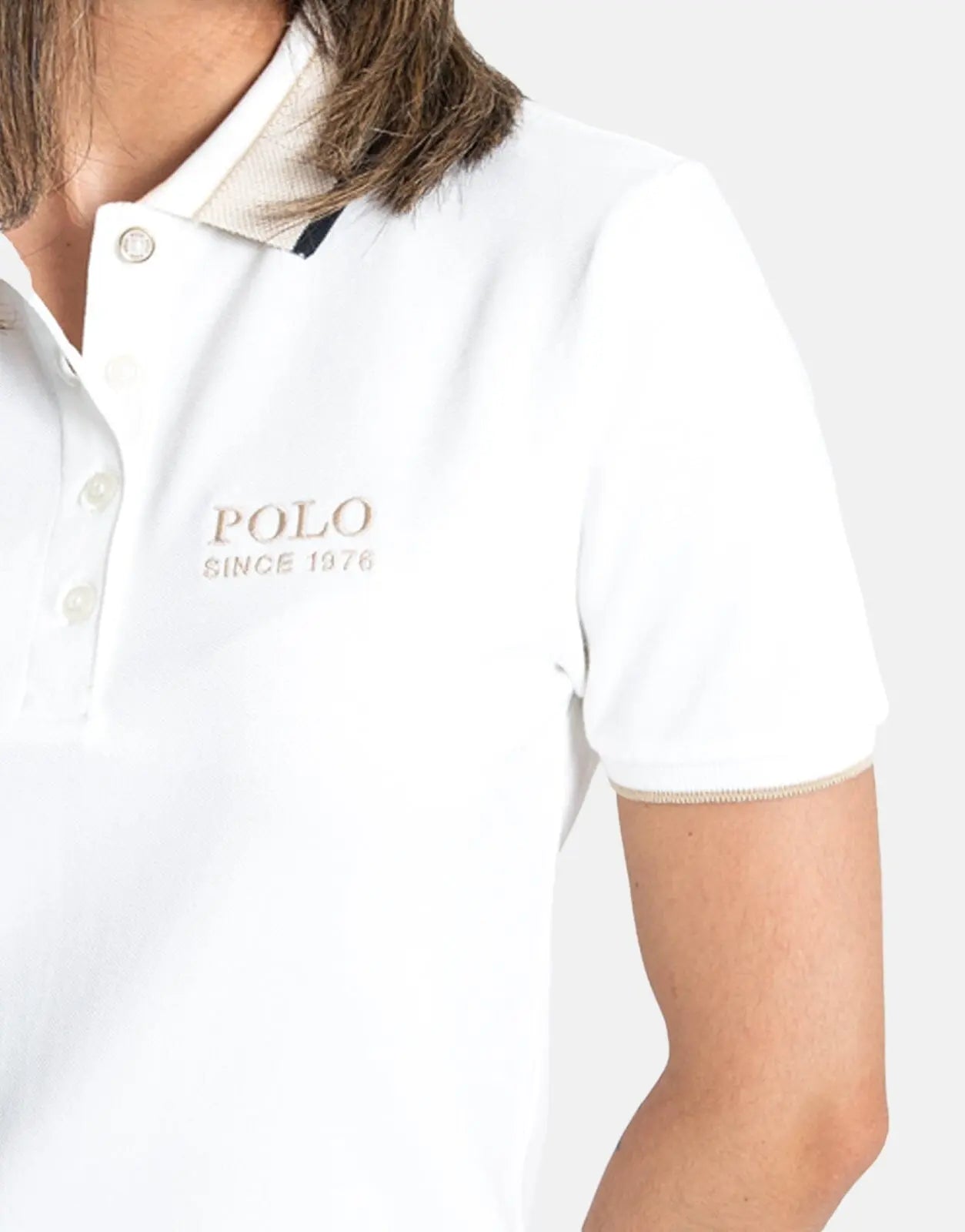 Polo Macey Tipped Off White Golfer Dress - Subwear