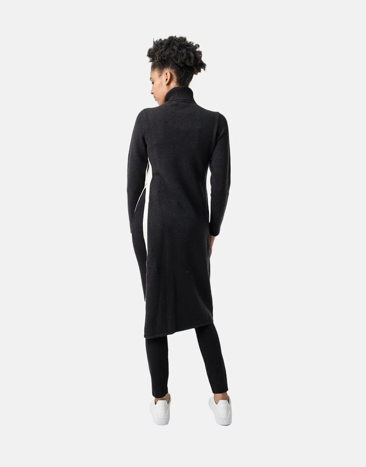 Polo Maya LS Black Knit Long Top - Subwear