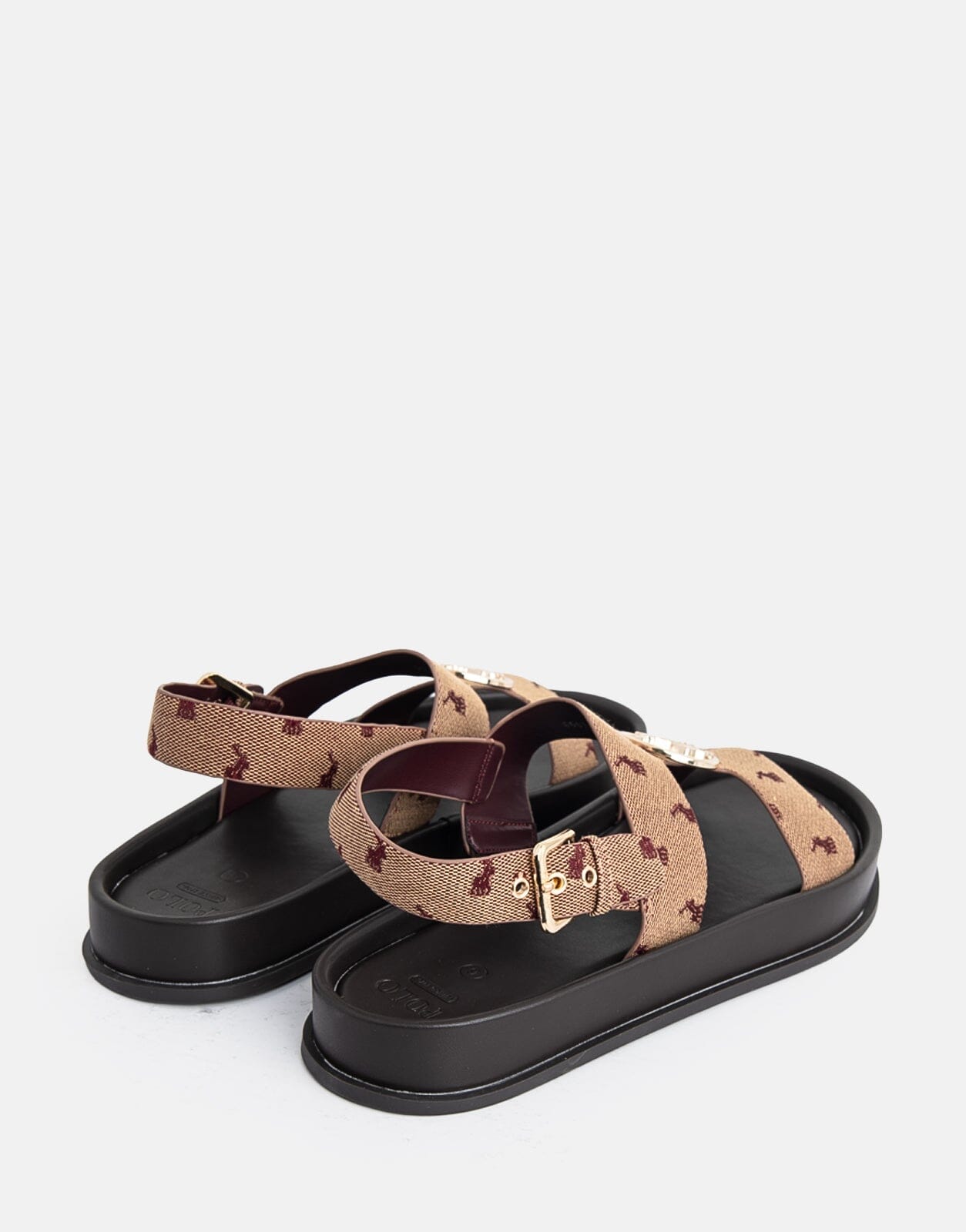 Polo Moulded Unit Trim Sandal Burgundy - Subwear