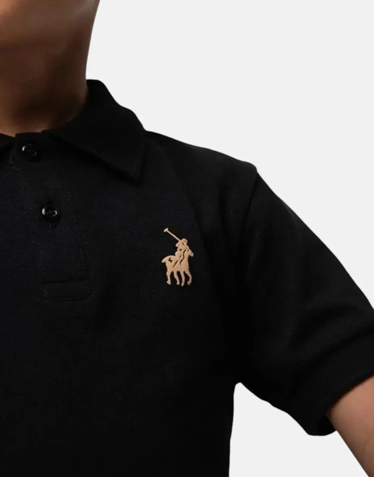 Polo Preston Black Golfer - Subwear