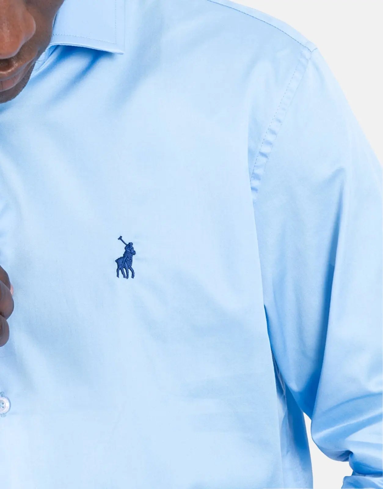 Polo Sateen Signature Light Blue T-Shirt - Subwear