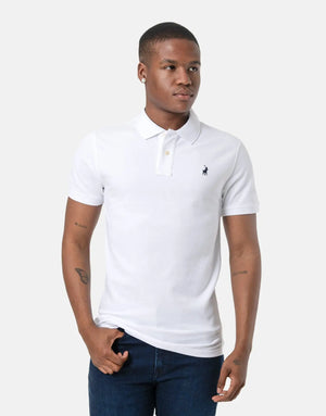 Polo Stretch Pique White Polo Shirt - Subwear
