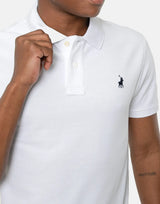 Polo Stretch Pique White Polo Shirt - Subwear