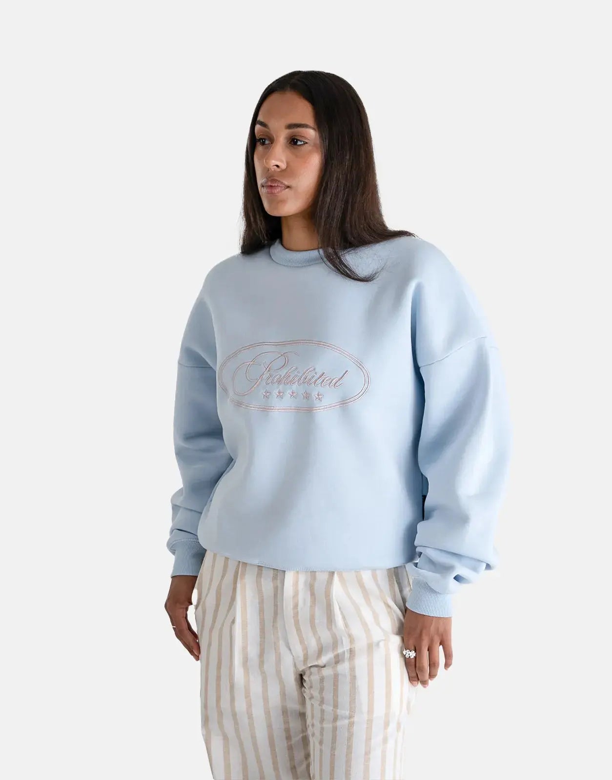 Prohibited Five Star Blue Crew Neck - Subwear