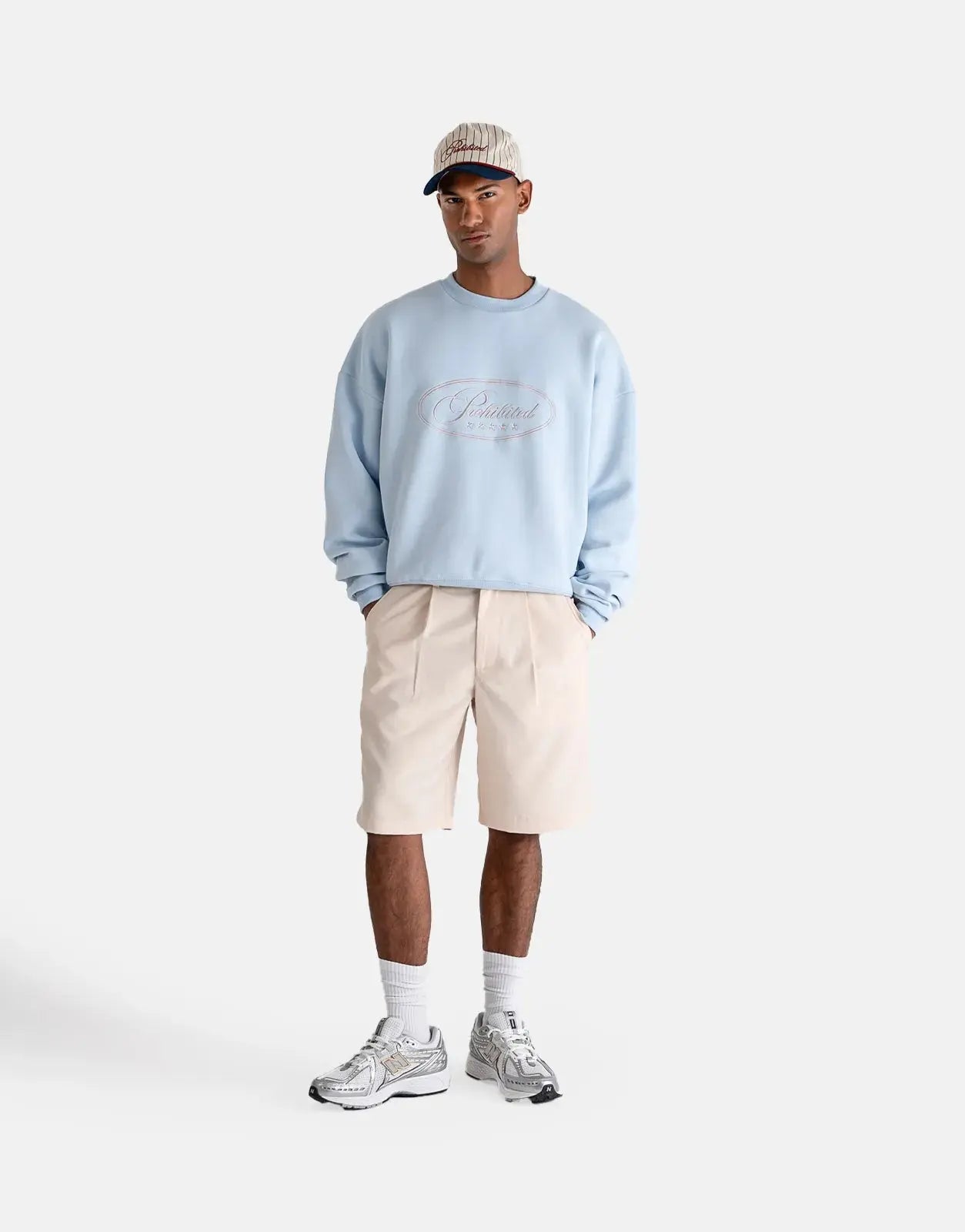 Prohibited Five Star Blue Crew Neck - Subwear