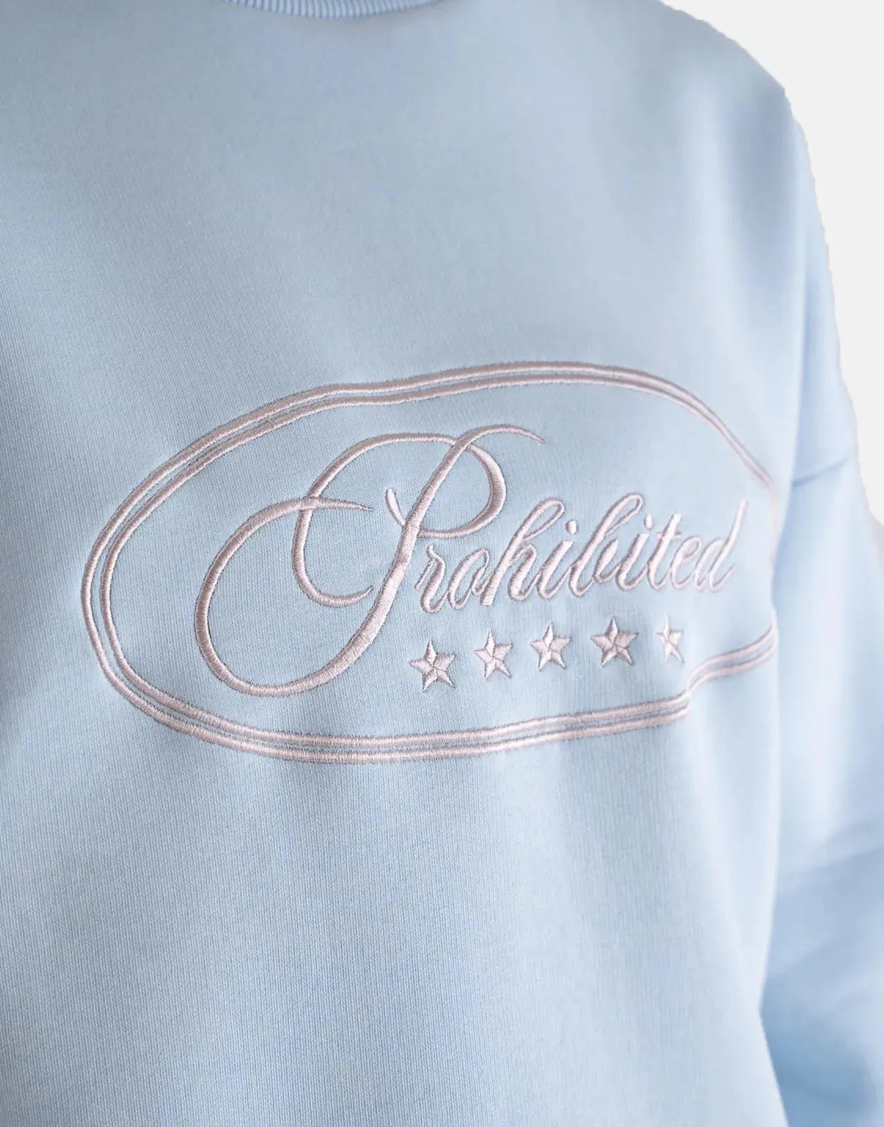 Prohibited Five Star Blue Crew Neck - Subwear