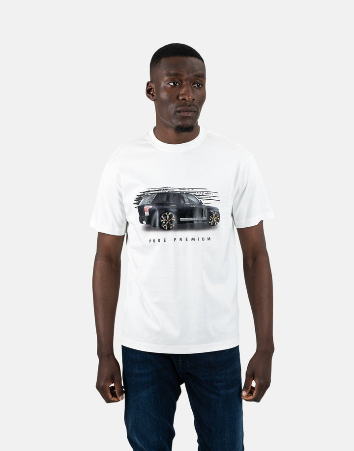 Pure Premium Carro White T-Shirt - Subwear
