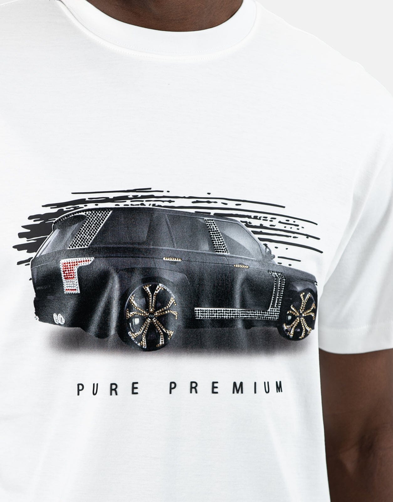 Pure Premium Carro White T-Shirt - Subwear