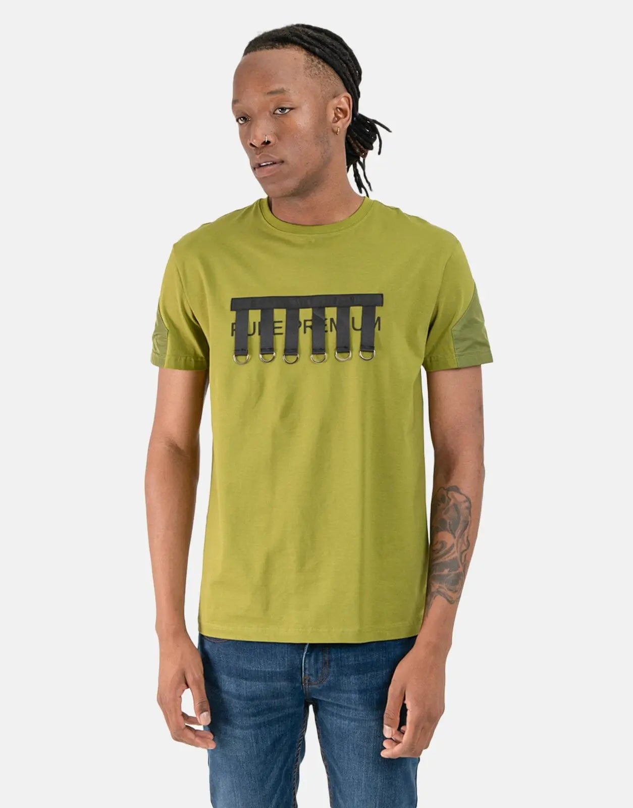 Pure Premium Strapin Olive T-Shirt - Subwear